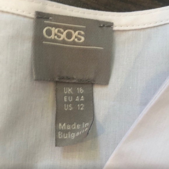 ASOS Button Up Oversized Sleeve Blouse - Picture 2 of 7